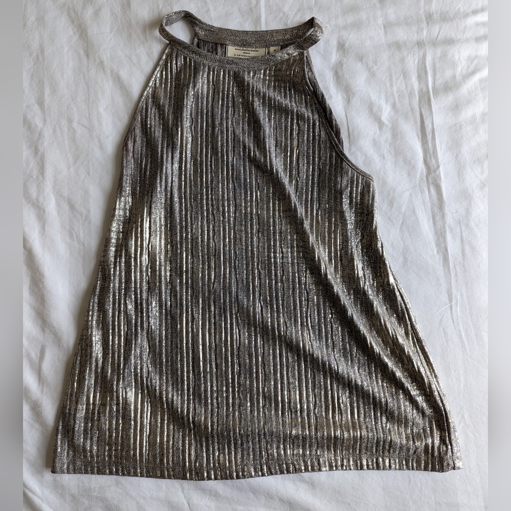 Gold Sleeveless Top